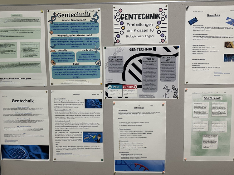 Das Thema "Gentechnik" im Bio-Unterricht Kl. 10