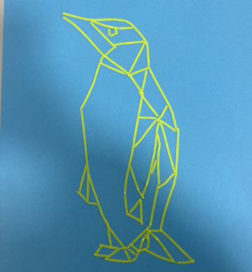 Kunst/Werken-AG Klasse 2-4 tape art