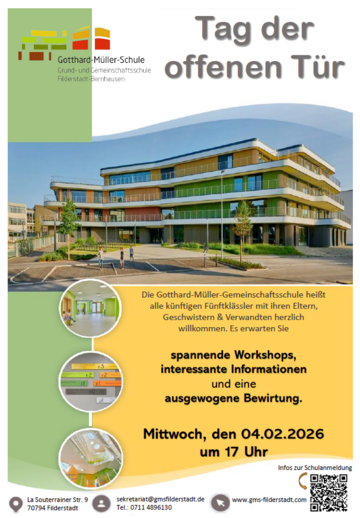 Flyer Tag der Offenen Tür 