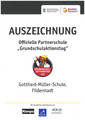 Auszeichnung: Offizielle Partnerschule "Grundschulaktionstag"